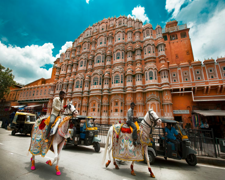 hawa mahal road, jaipur, India